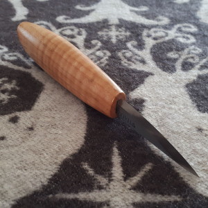 Sloyd Carving Knife Figured Maple