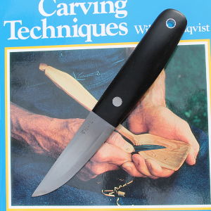 Large Carving knife, Linen Micarta