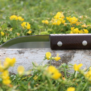 Field Knife, Burlap Micarta