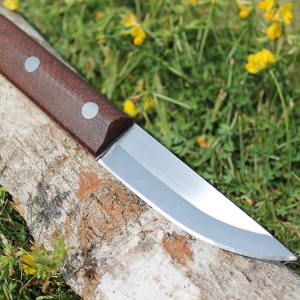 Field Knife, Burlap Micarta